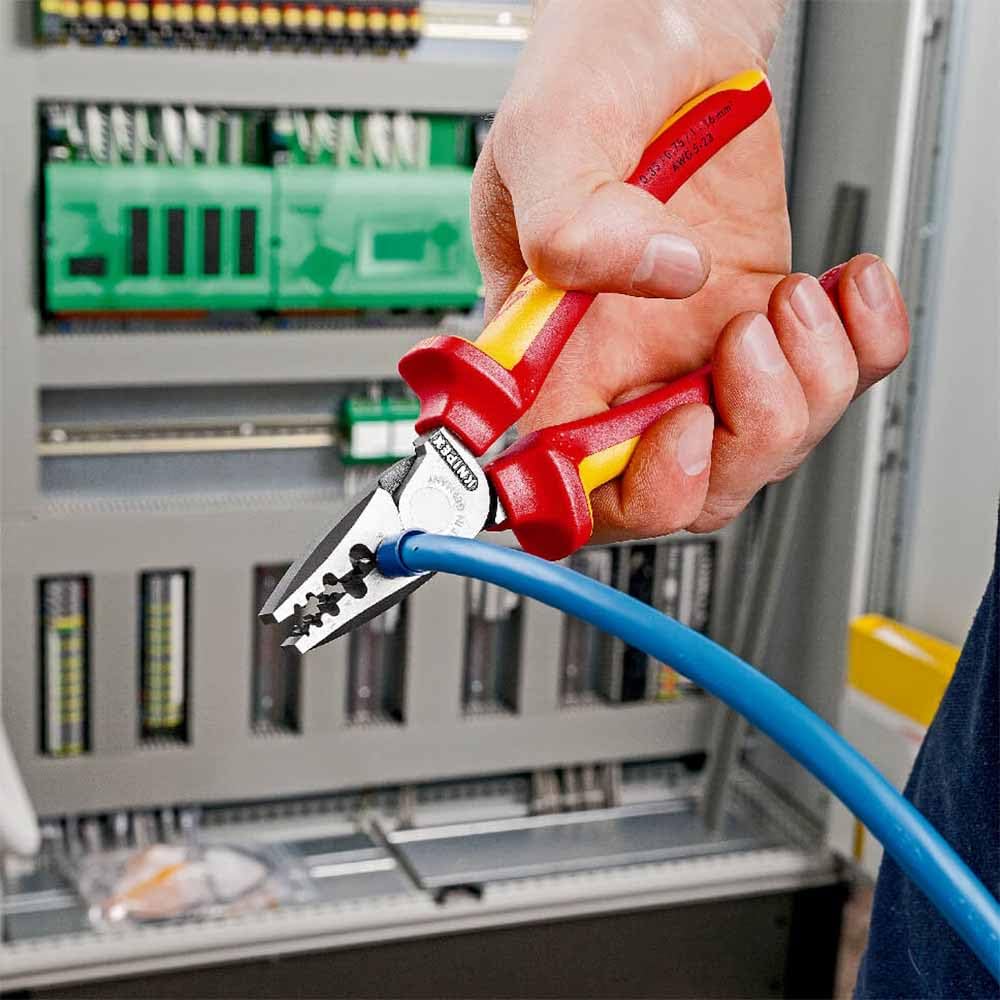【新着商品】クニペックス KNIPEX 9778-180 エンドスリーブ用絶縁圧 Amazon.co.jp: クニペックス KNIPEX エンドスリーブ用絶縁圧着ペンチ